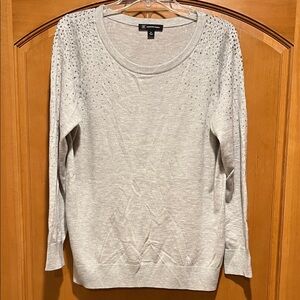 INC International Concepts Gray Sweater